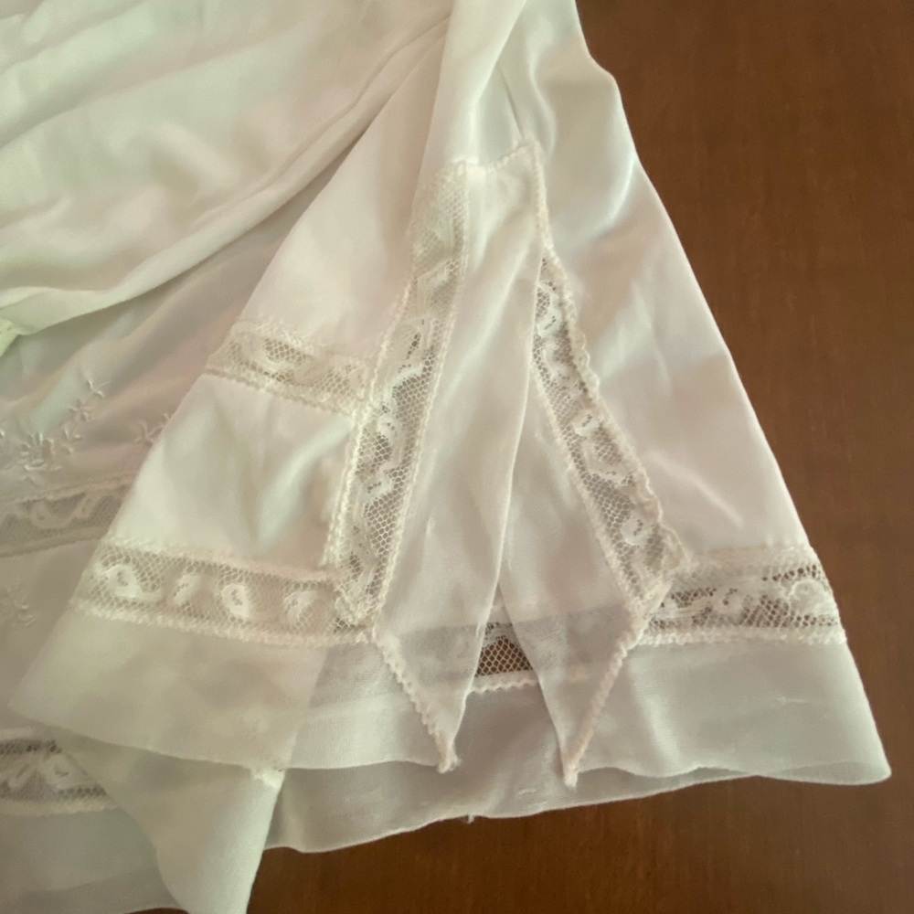 Lovely little feminine white slip